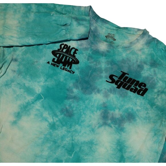 Space Jam A New Legacy Tie-Dye Long Sleeve Shirt Tune Squad Graphic Design Unise - Picture 1 of 7